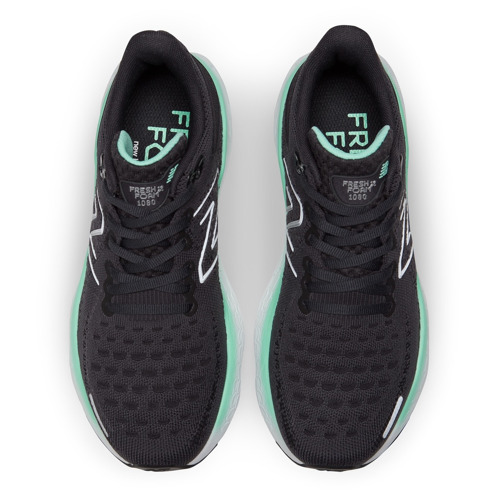 Calzado de mujer New Balance Fresh Foam X1080 Negro Turquesa Licores Factory